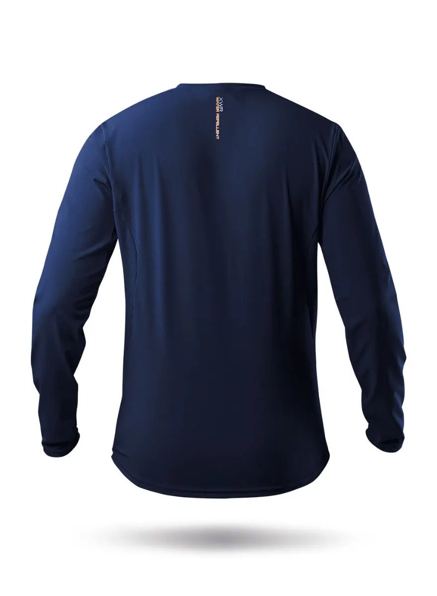 Mens Long Sleeve XWR Top - Steel Blue, image 3