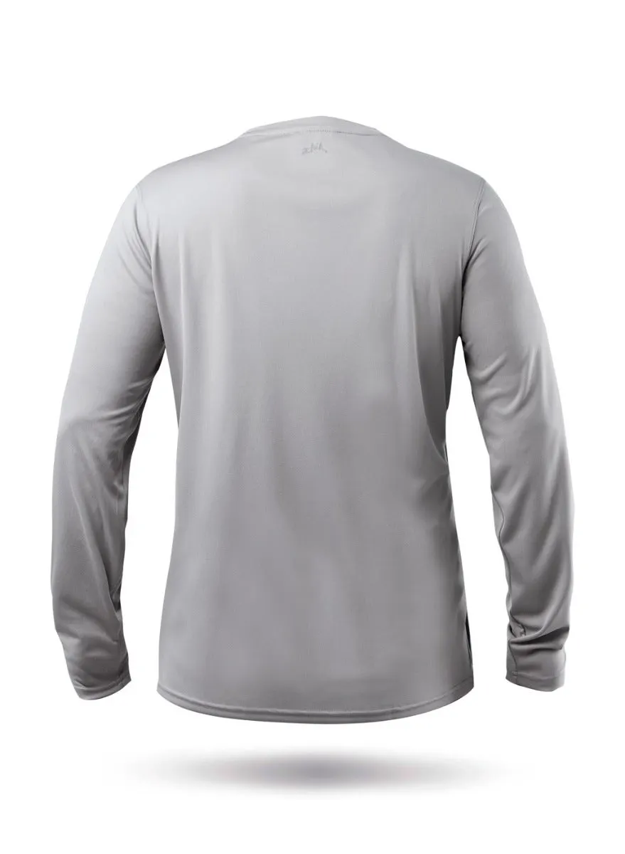 Mens UVActive Long Sleeve Top - Grey, image 8