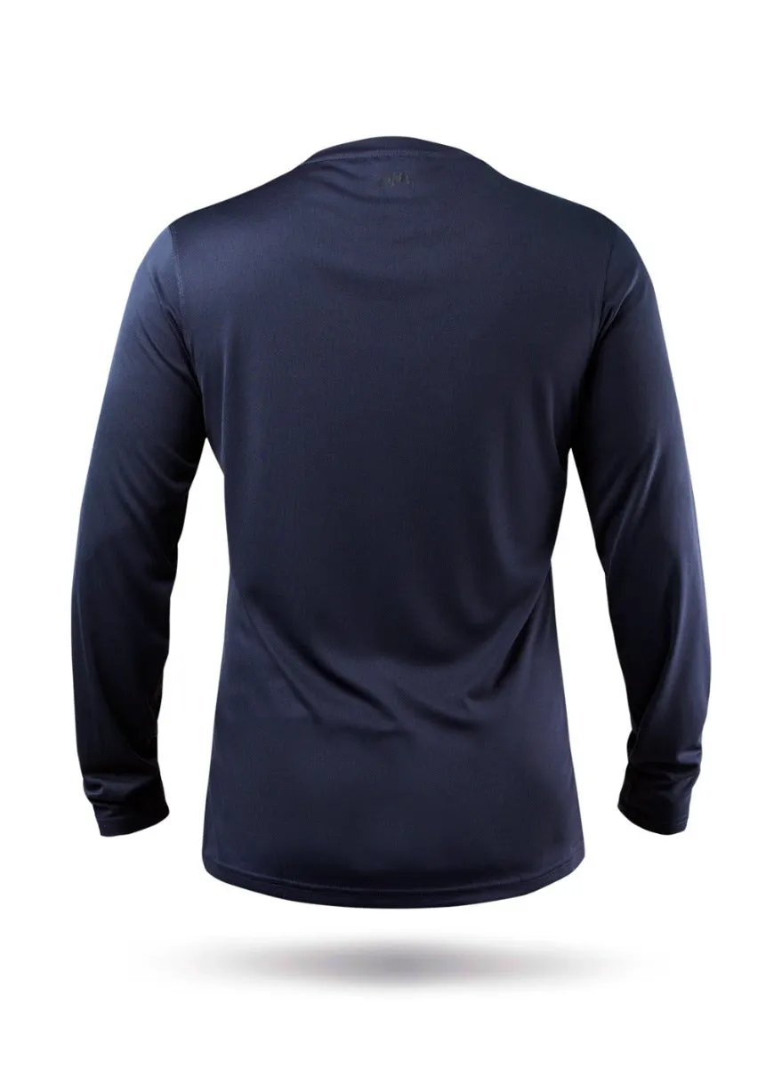 Mens UVActive Long Sleeve Top - Navy, image 8
