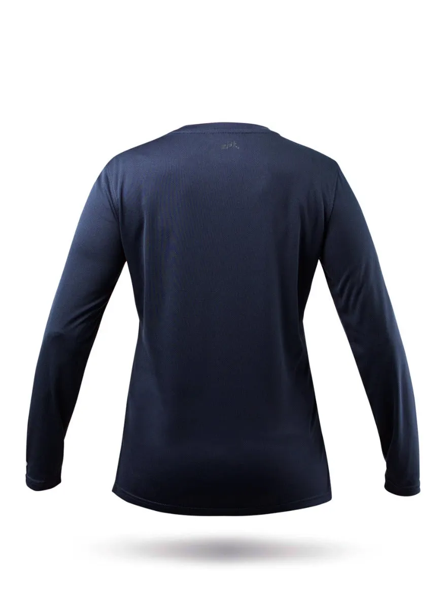 Womens UVActive Long Sleeve Top - Navy, image 10