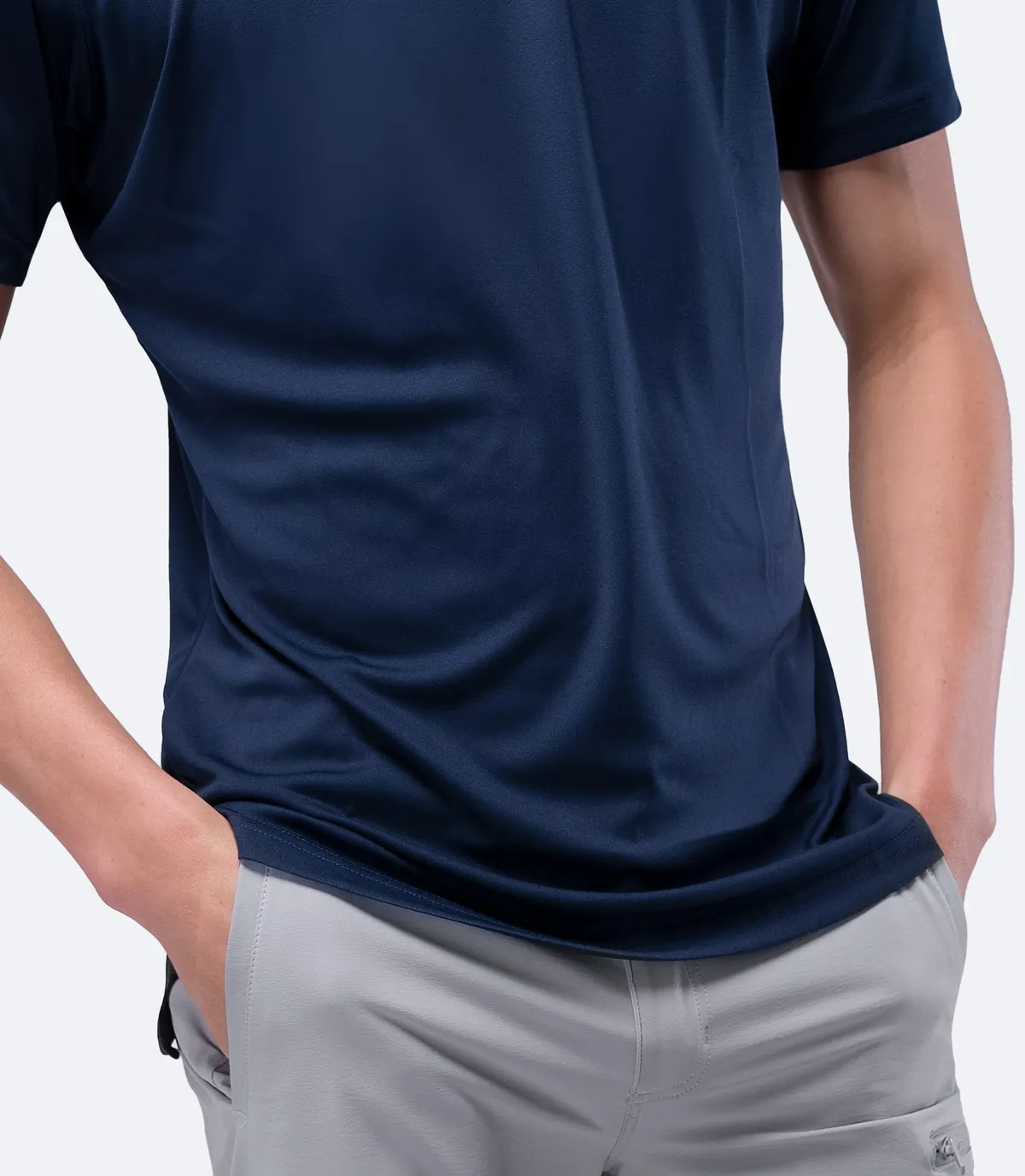 Mens UVActive Short Sleeve Top - Navy, image 5