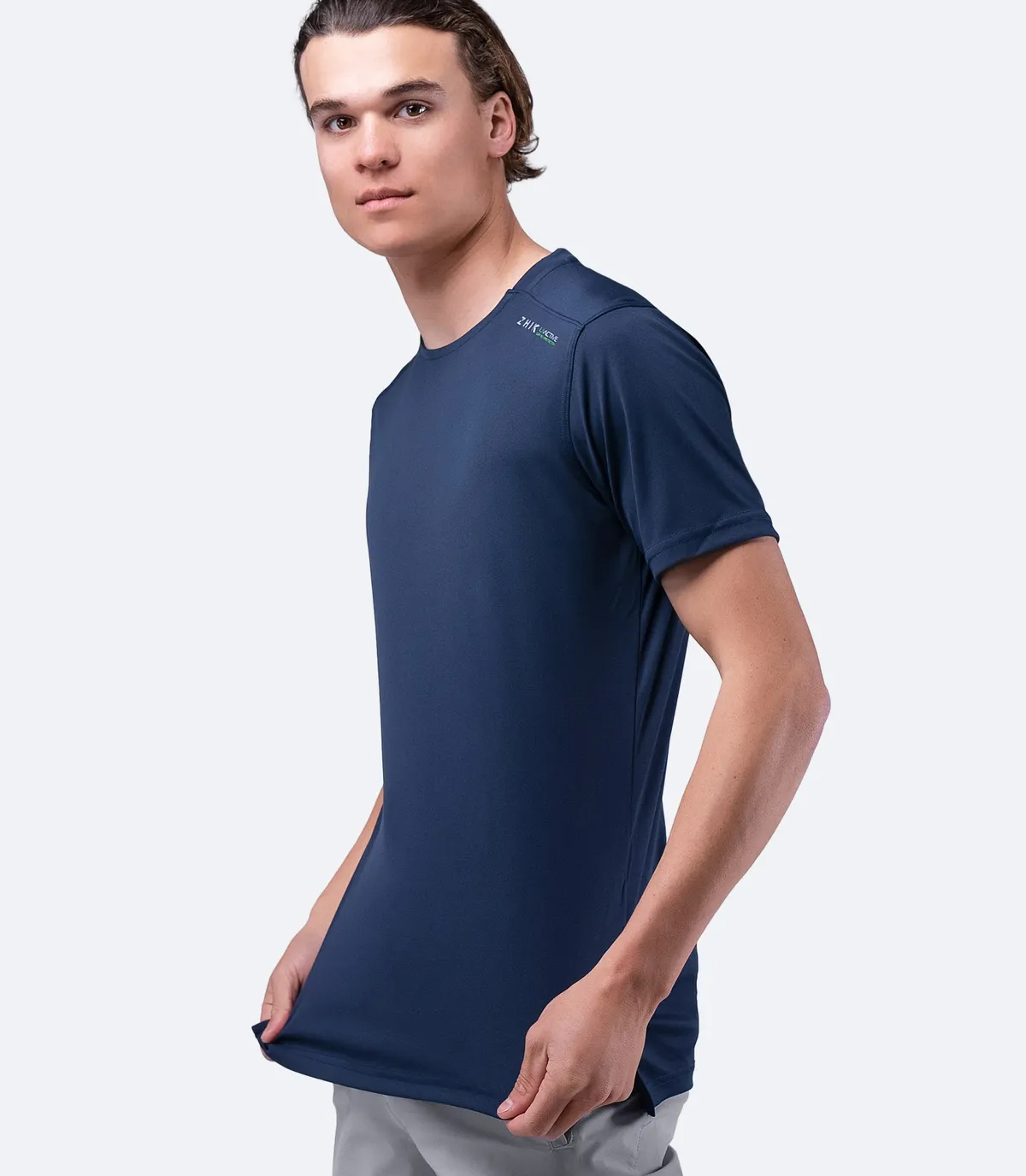 Mens UVActive Short Sleeve Top - Navy, image 4