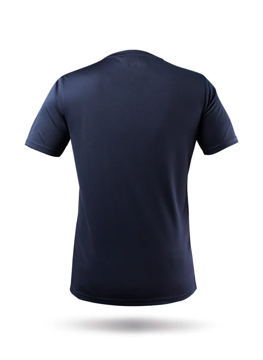 Mens UVActive Short Sleeve Top - Navy, image 6