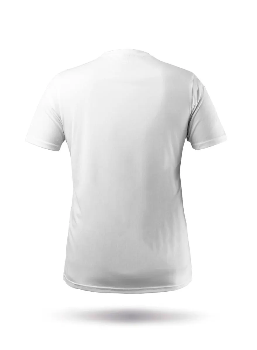 Mens UVActive Short Sleeve Top - White, image 9
