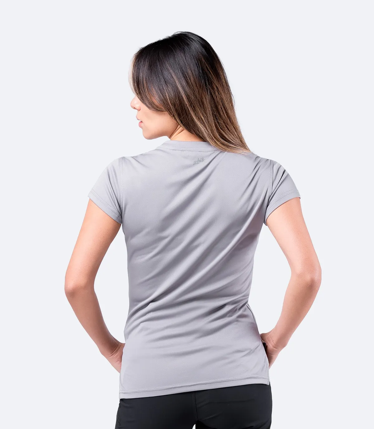 Womens UVActive Short Sleeve Top - Grey, image 3