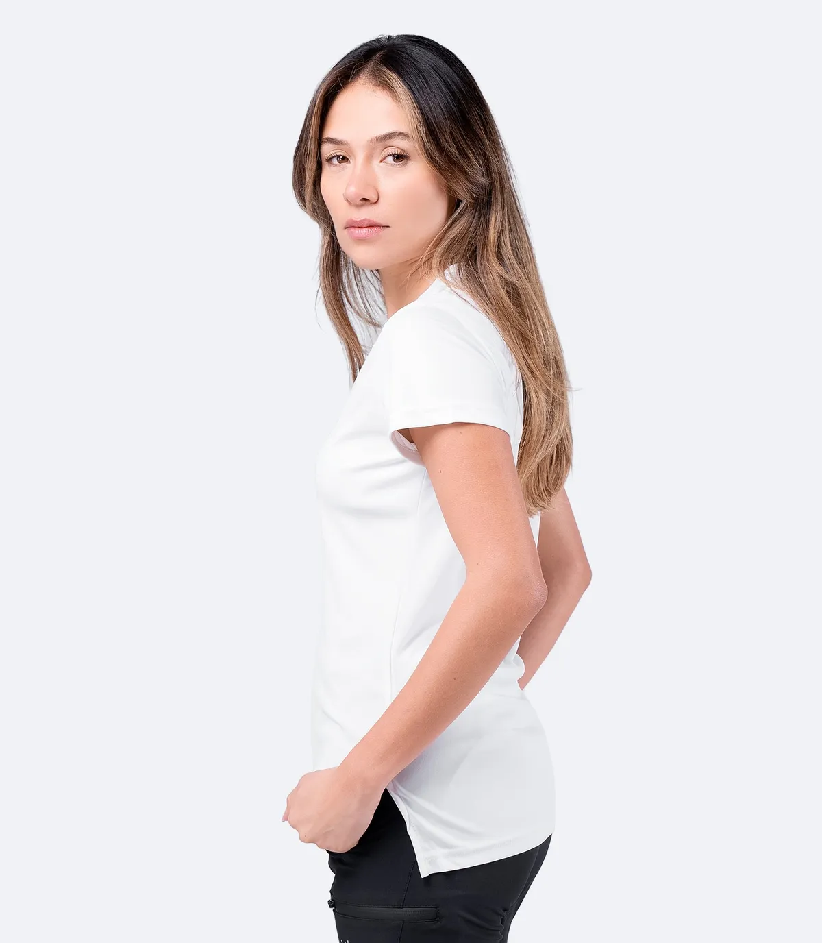 Womens UVActive Short Sleeve Top - White, image 4