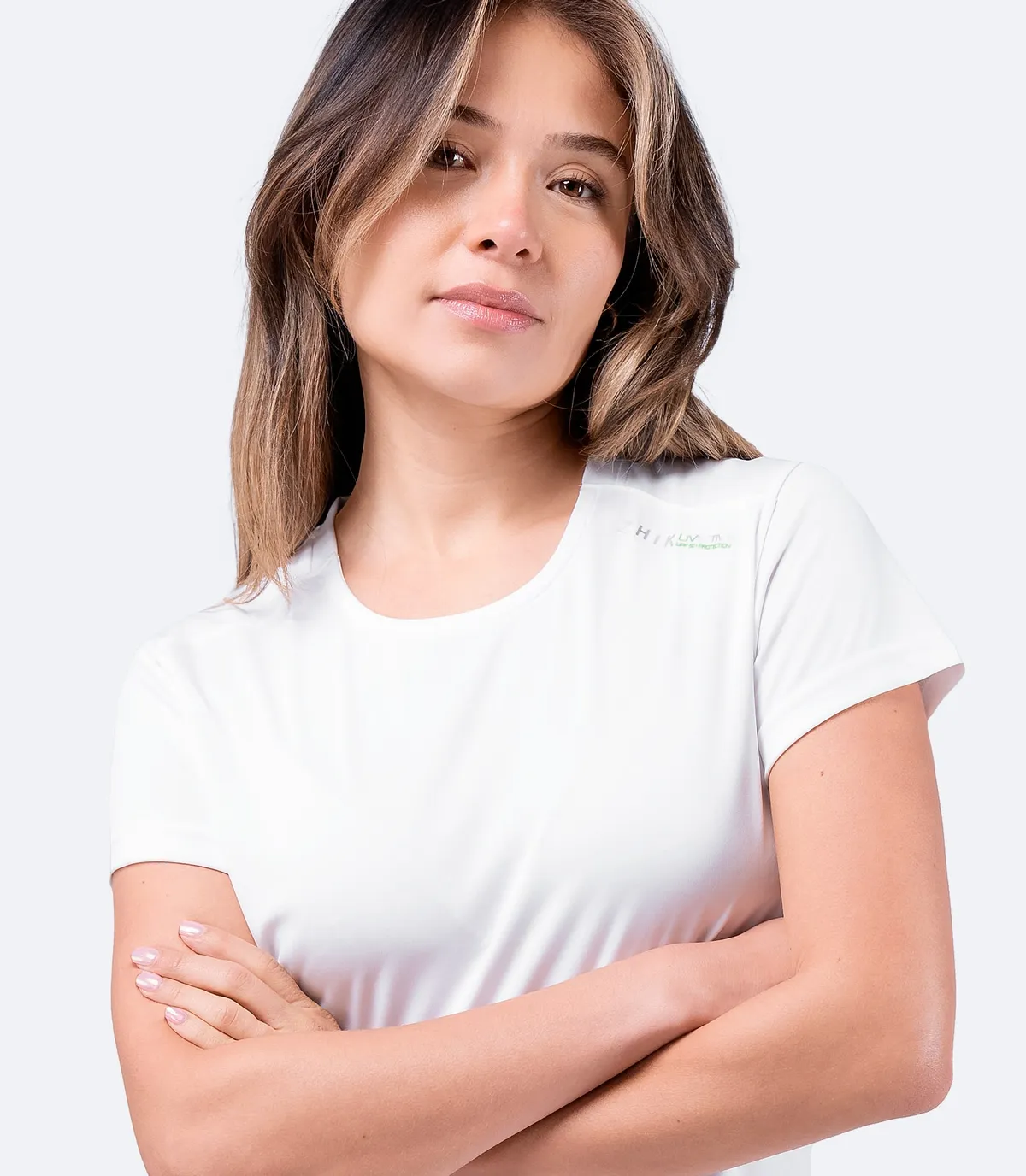 Womens UVActive Short Sleeve Top - White, image 5