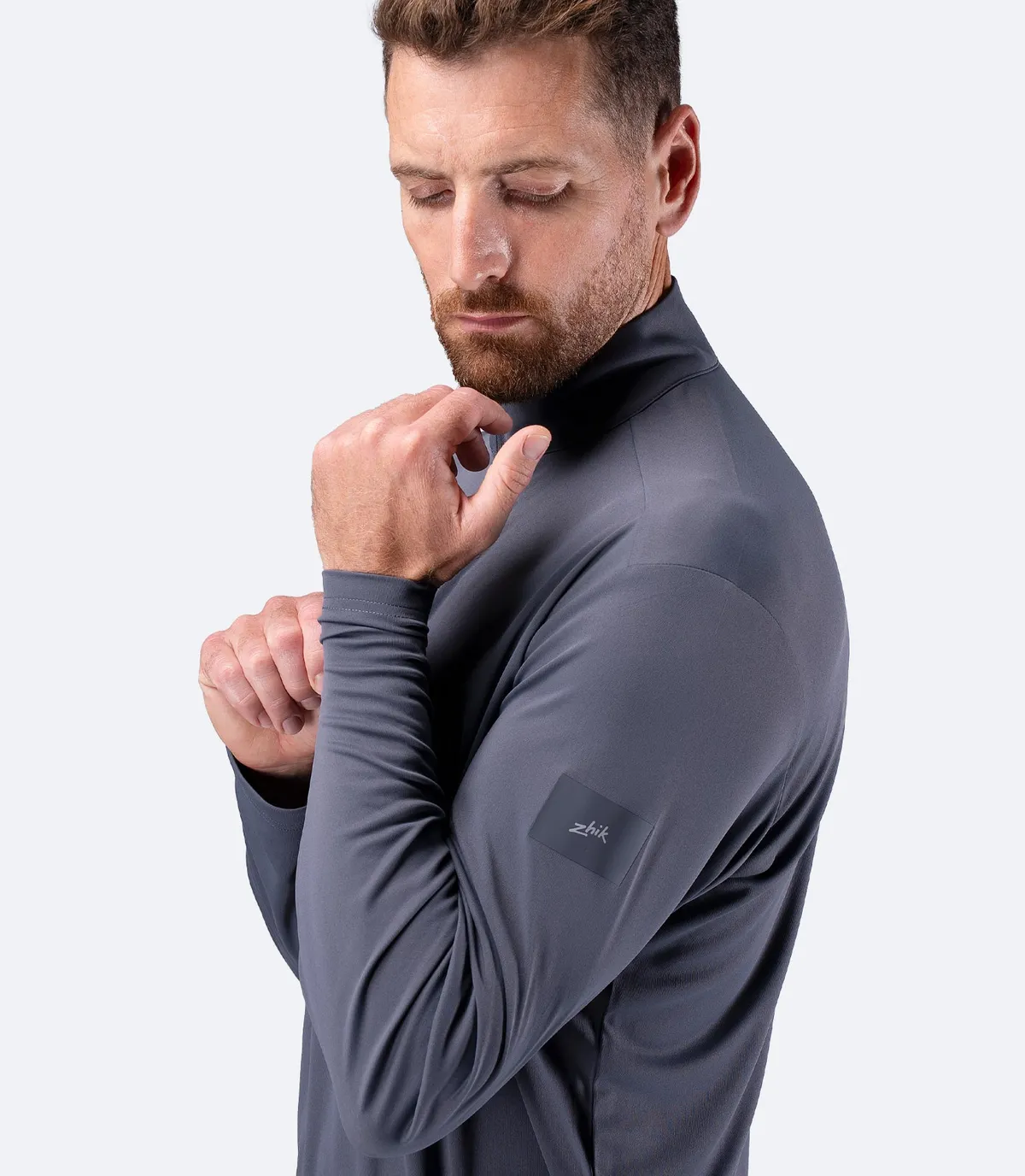 UVActive 1/4 Zip L/S Top Mens - Slate, image 4