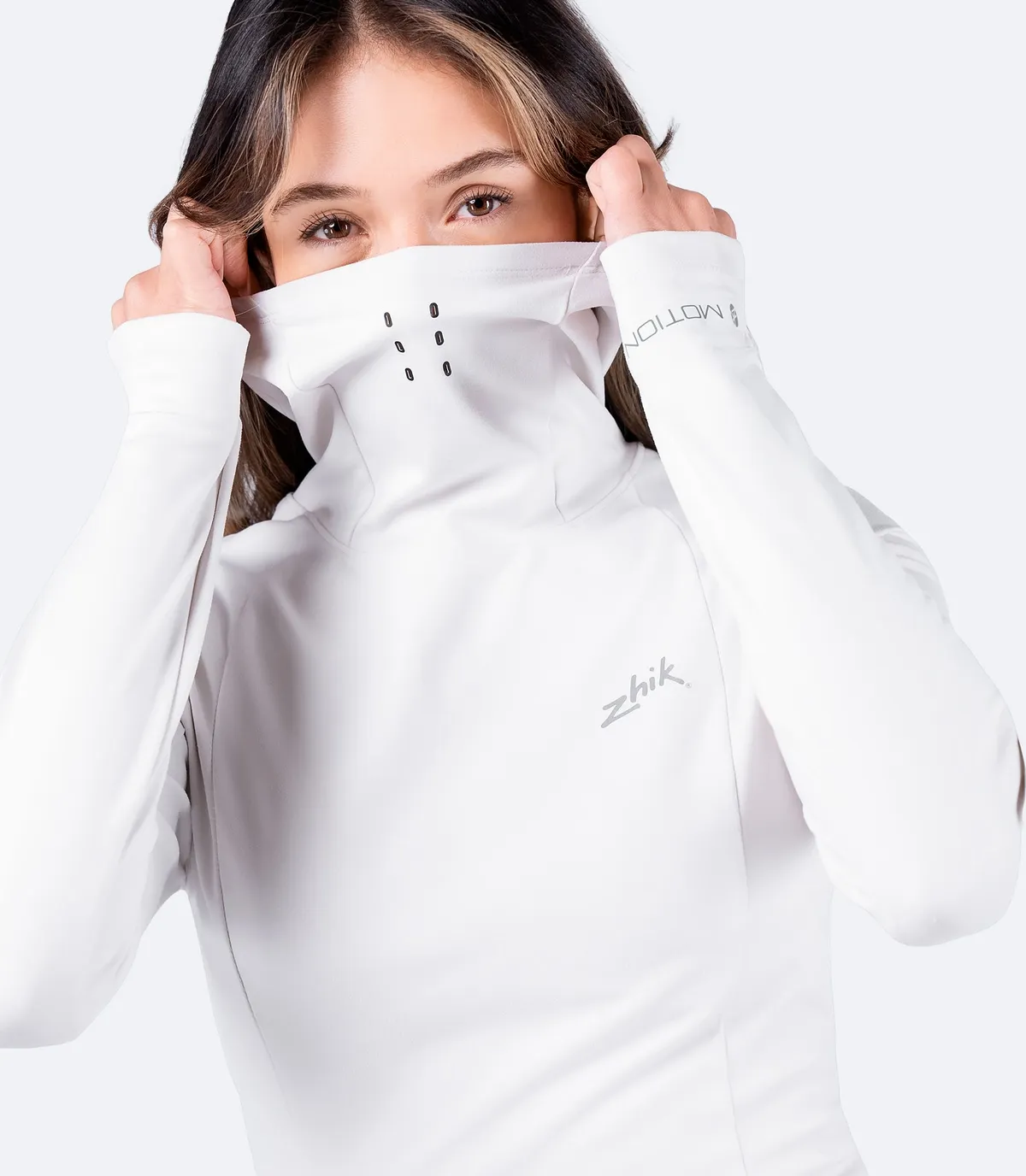 Womens Platinum ZhikMotion Hooded Top, image 5