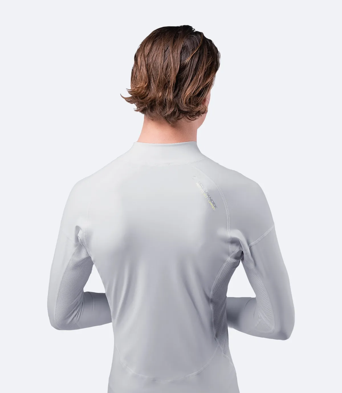 Mens Platinum Eco Spandex Long Sleeve Top, image 4