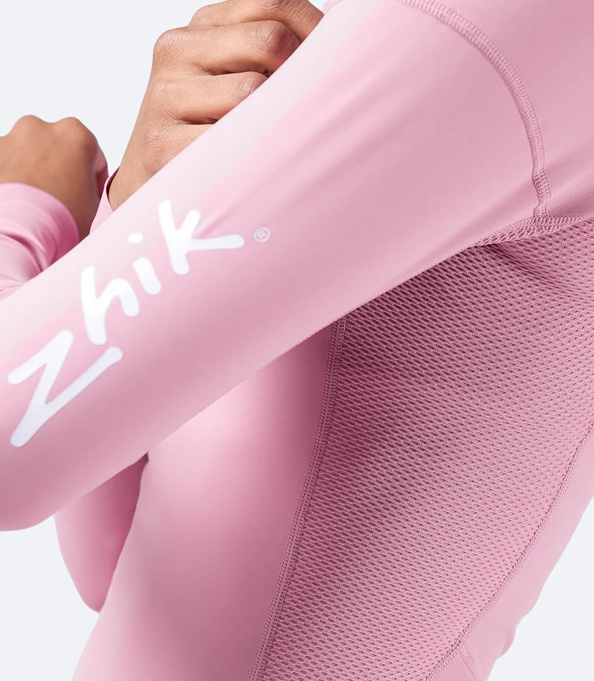 Womens Eco Spandex Long Sleeve Top - Pink, image 3