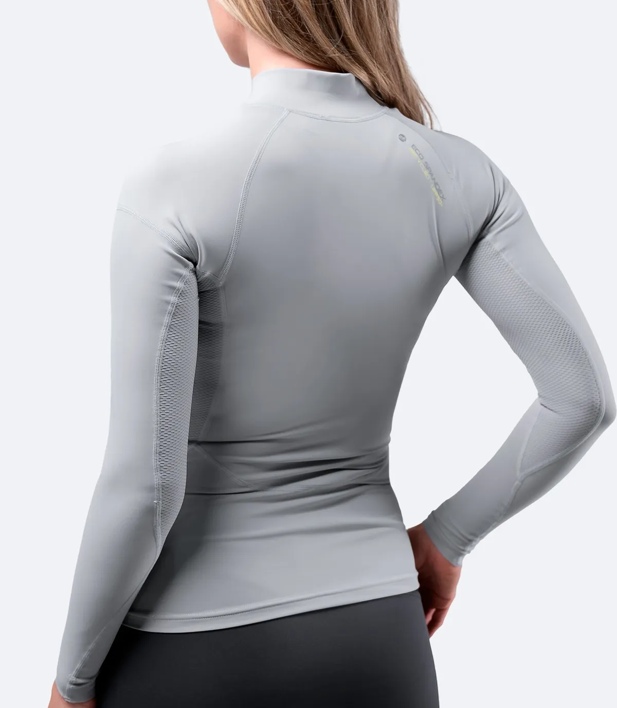 Womens Platinum Eco Spandex Long Sleeve Top, image 4