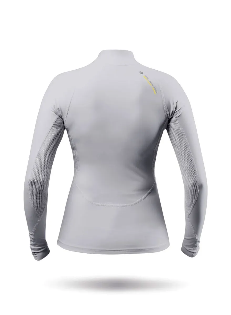 Womens Platinum Eco Spandex Long Sleeve Top, image 8