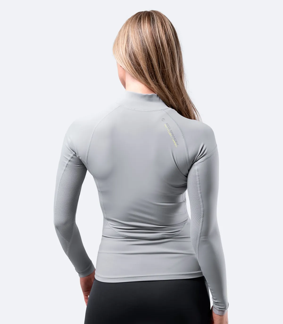 Womens Platinum Eco Spandex Long Sleeve Top, image 3