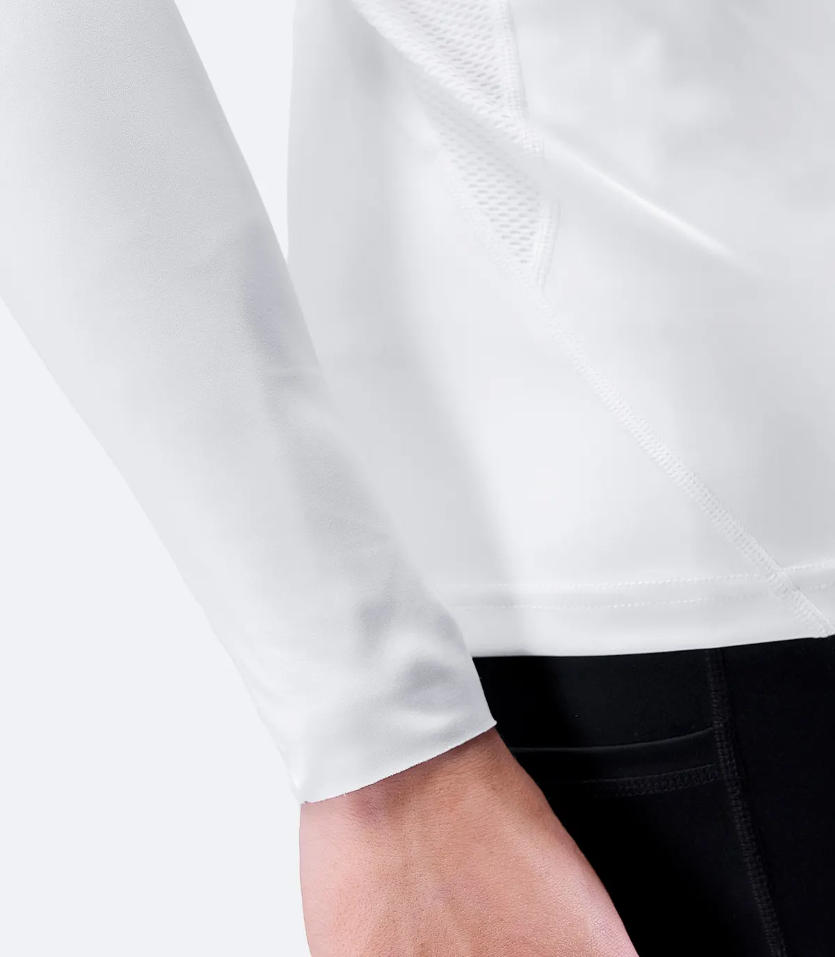 Mens Long Sleeve Eco Spandex Top - Paris Edition, image 6