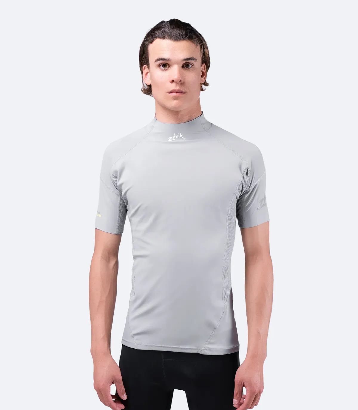 Mens Platinum Eco Spandex Short Sleeve Top, image 4