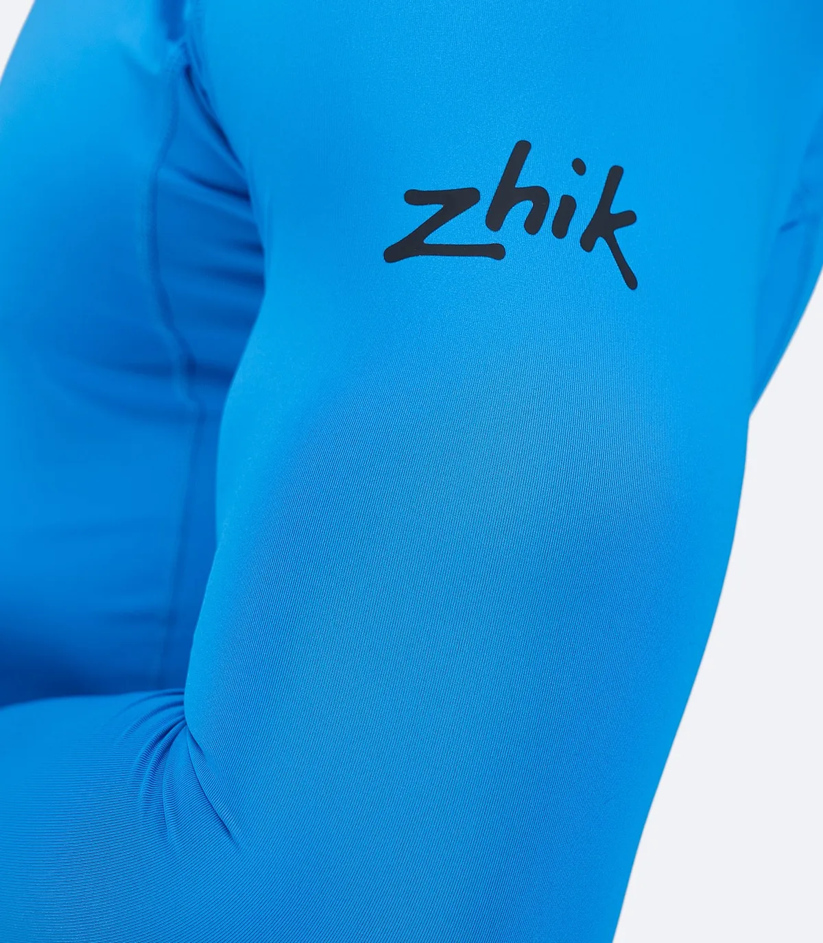 Mens Eco Spandex LT Long Sleeve Baselayer Top - Cyan, image 6