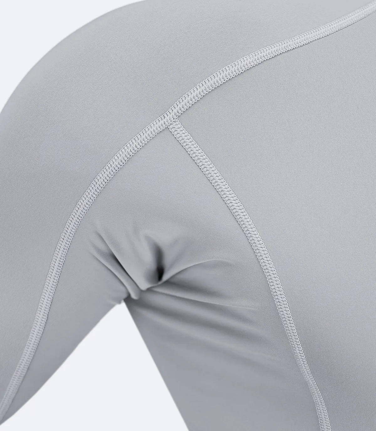 Mens Eco Spandex LT Long Sleeve Baselayer Top - Platinum, image 4