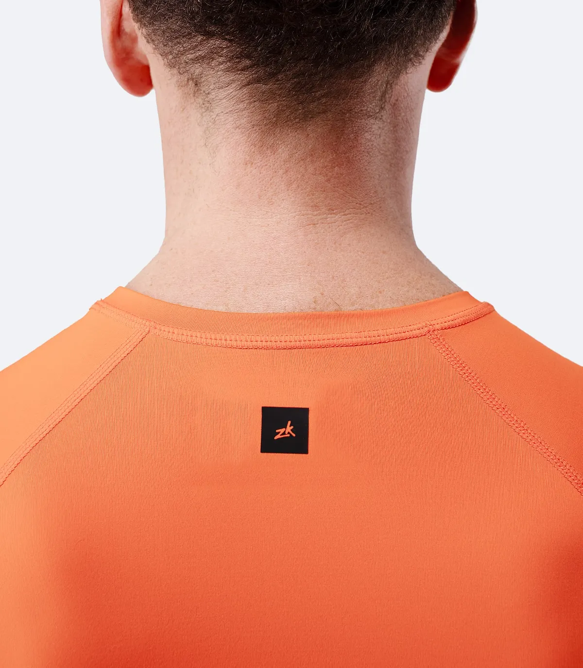 Men's Eco Spandex LT Short Sleeve Baselayer Top - Flame Red, image 5