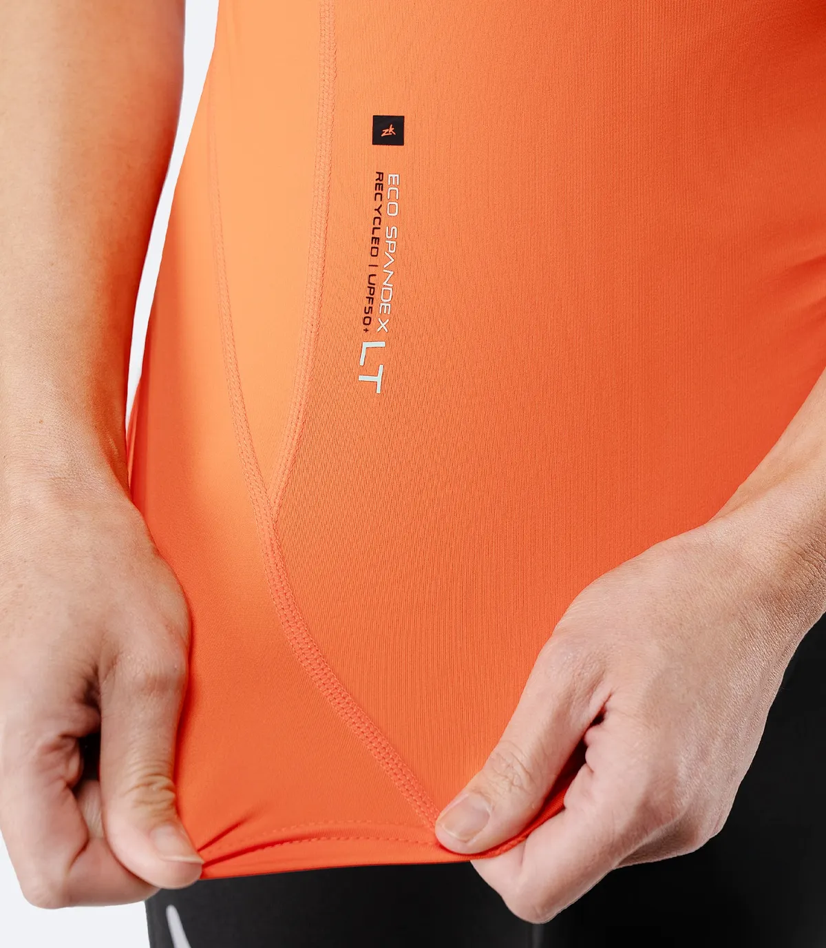 Women's Eco Spandex LT Short Sleeve Baselayer Top - Flame Red, image 5