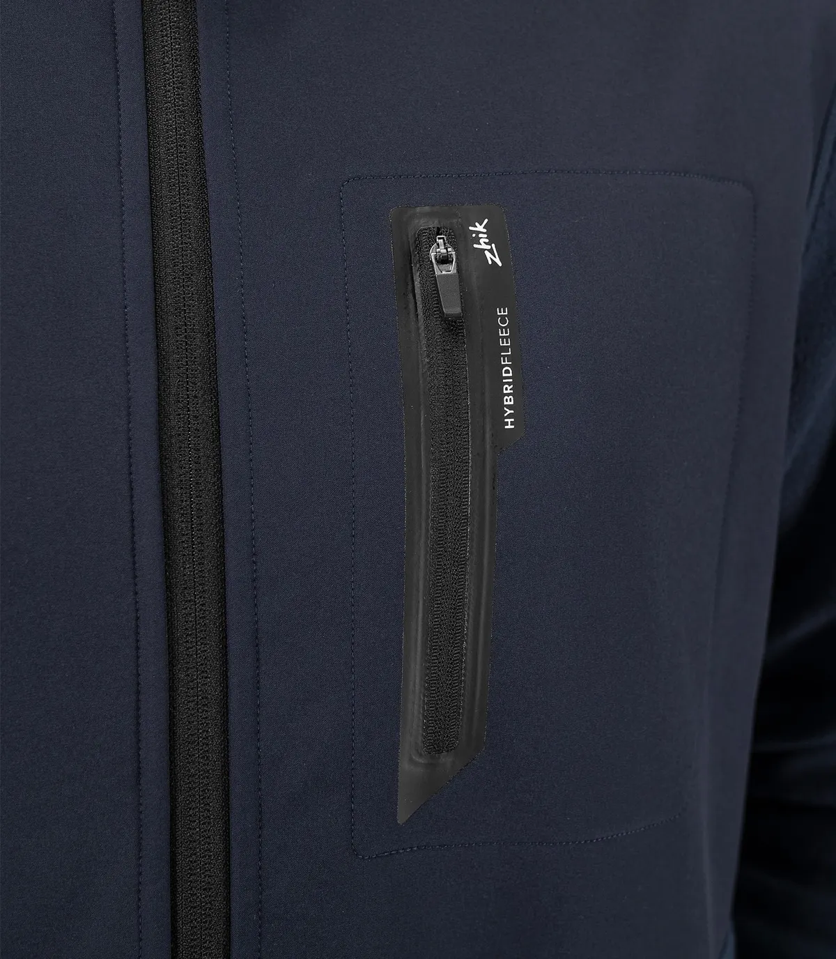 Mens Hybrid Fleece Jacket - Midnight Blue, image 3