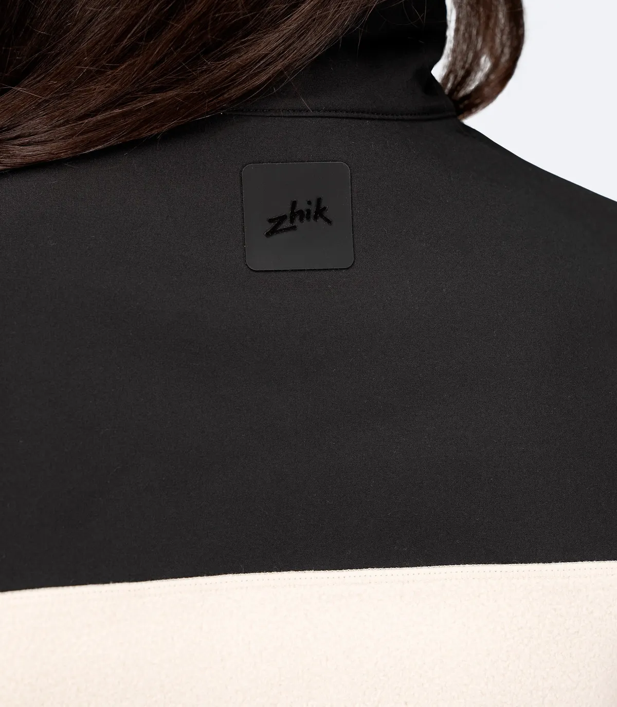 Womens Hybrid Fleece Jacket - Chalk, image 4
