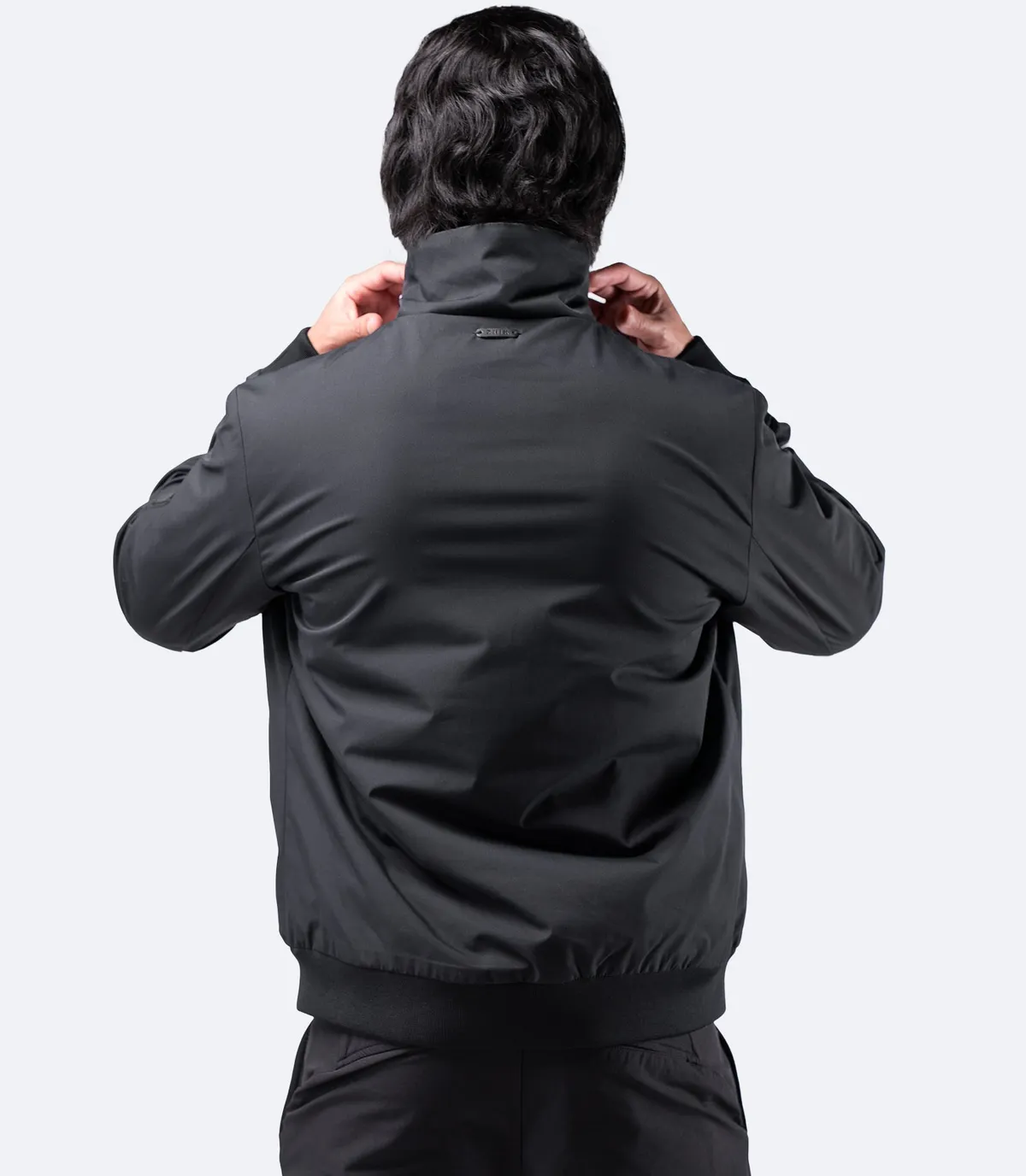 Mens Flight Jacket - Black, image 3