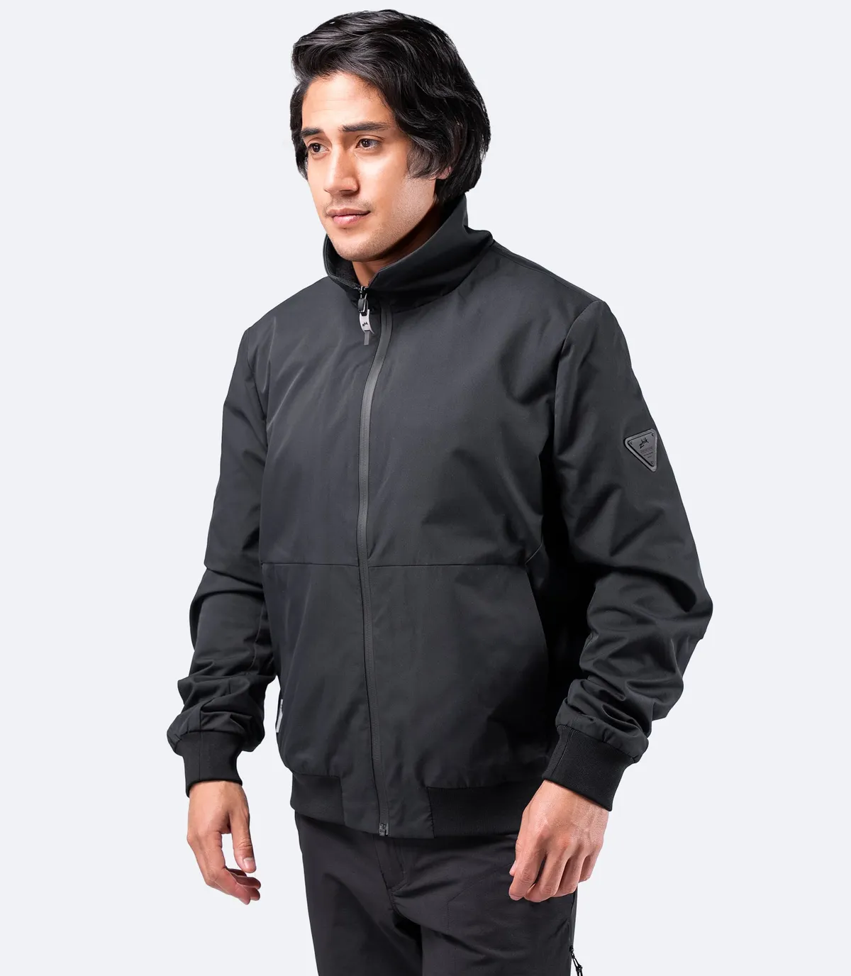 Mens Flight Jacket - Black, image 4