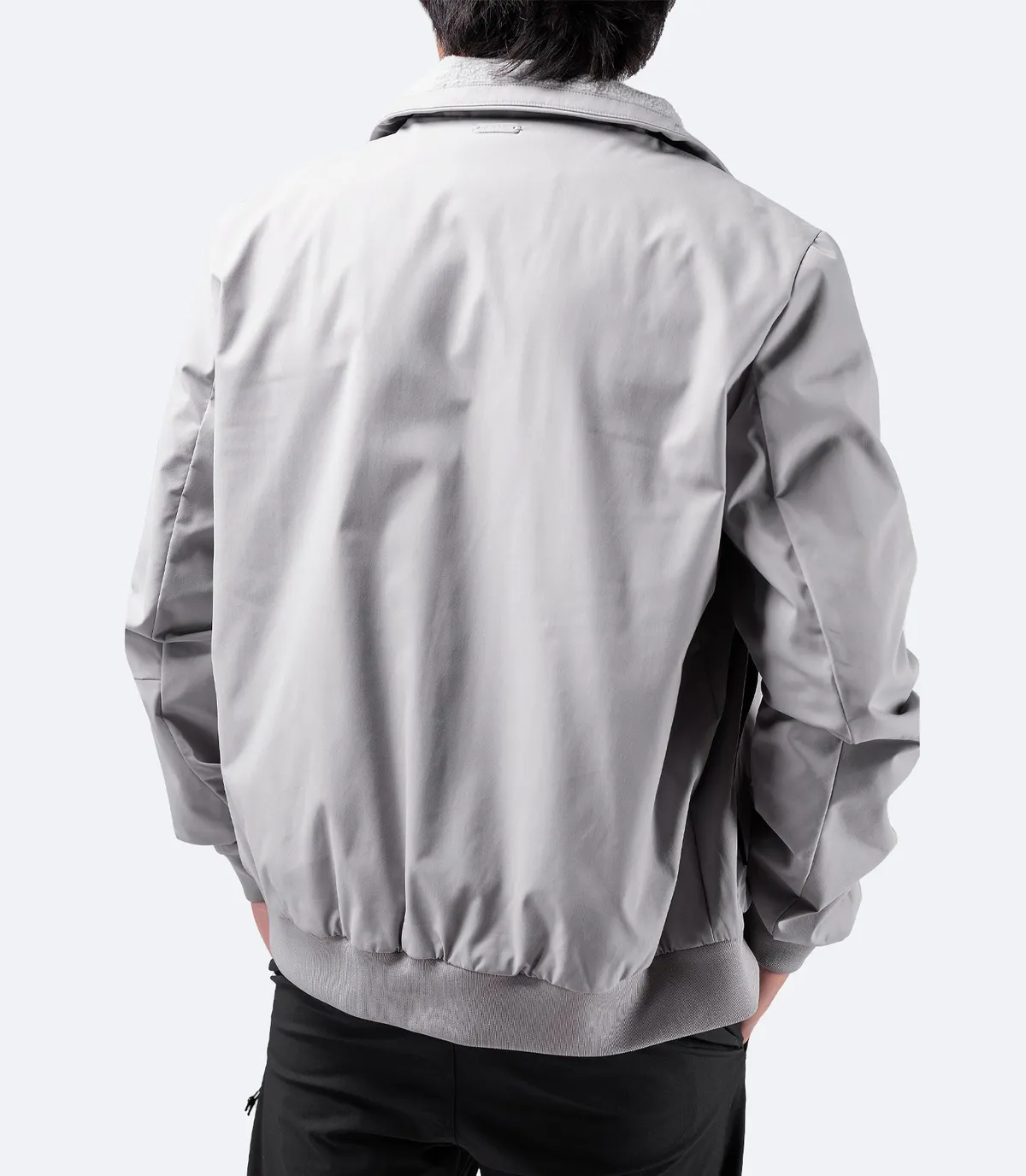 Mens Flight Jacket - Platinum, image 3