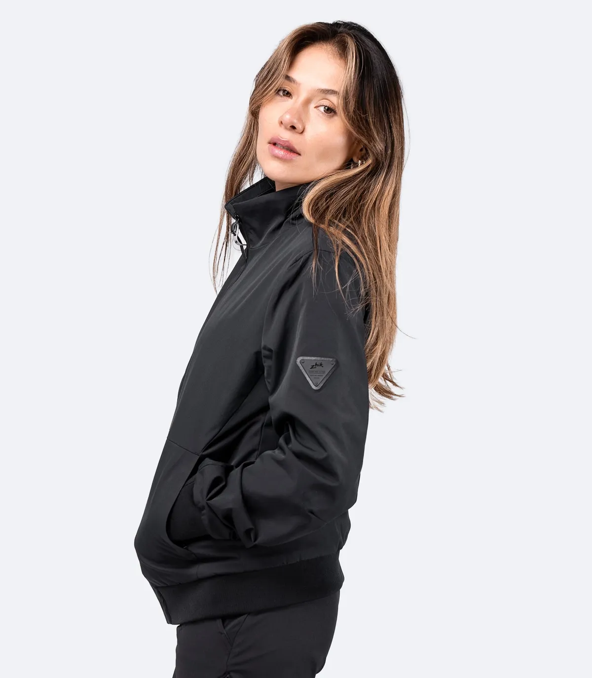 Womens Flight Jacket - Black, image 5