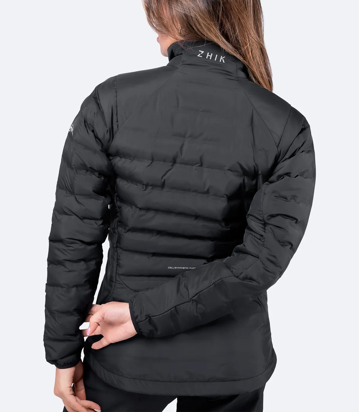 Womens Black Cell Insulated Jacket, image 6