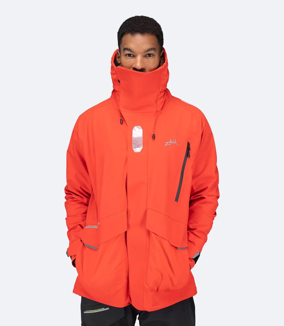 Mens OFS700 Jacket - Flame Red, image 3