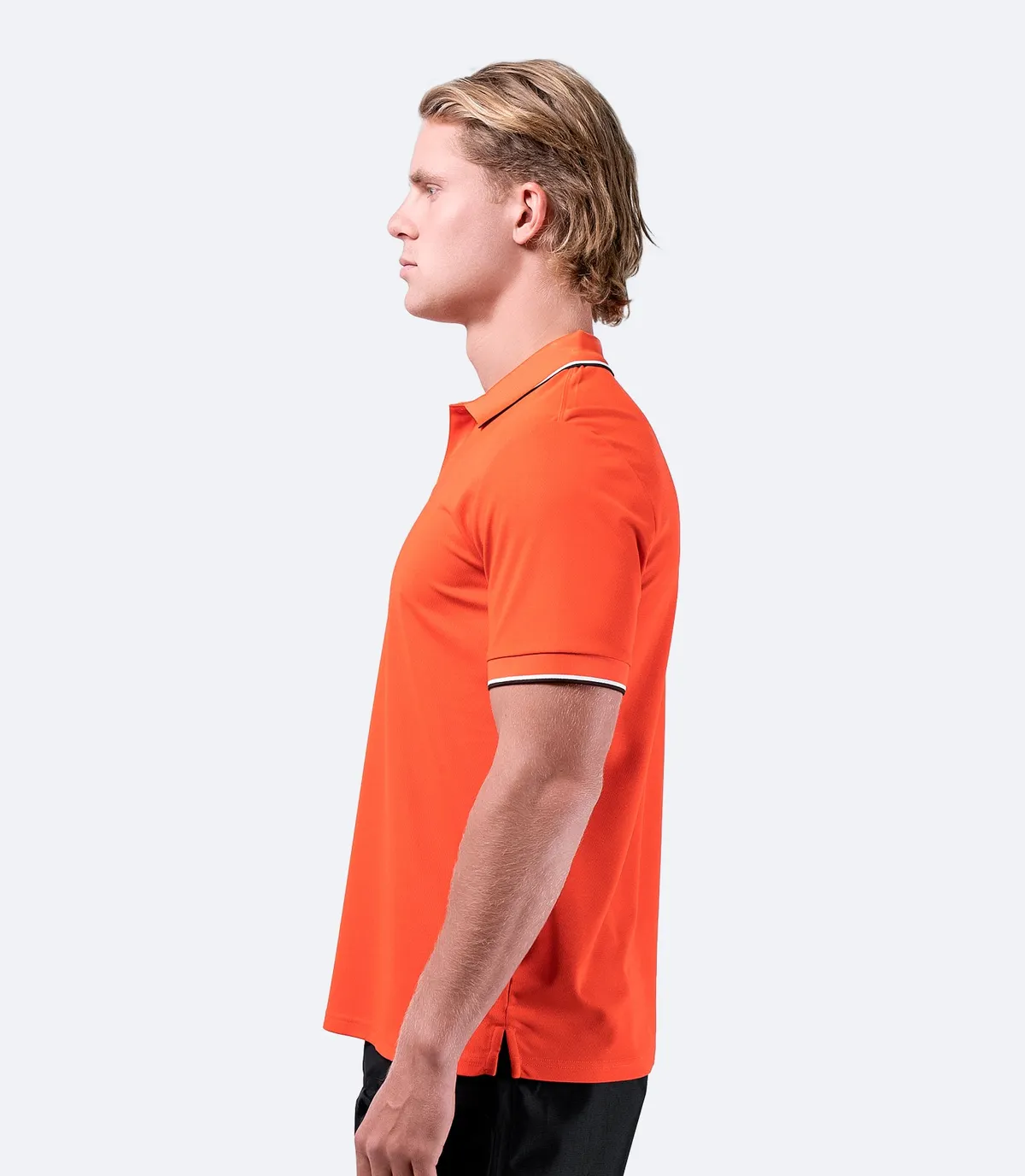 Mens Elite Polo - Ocean Red, image 4