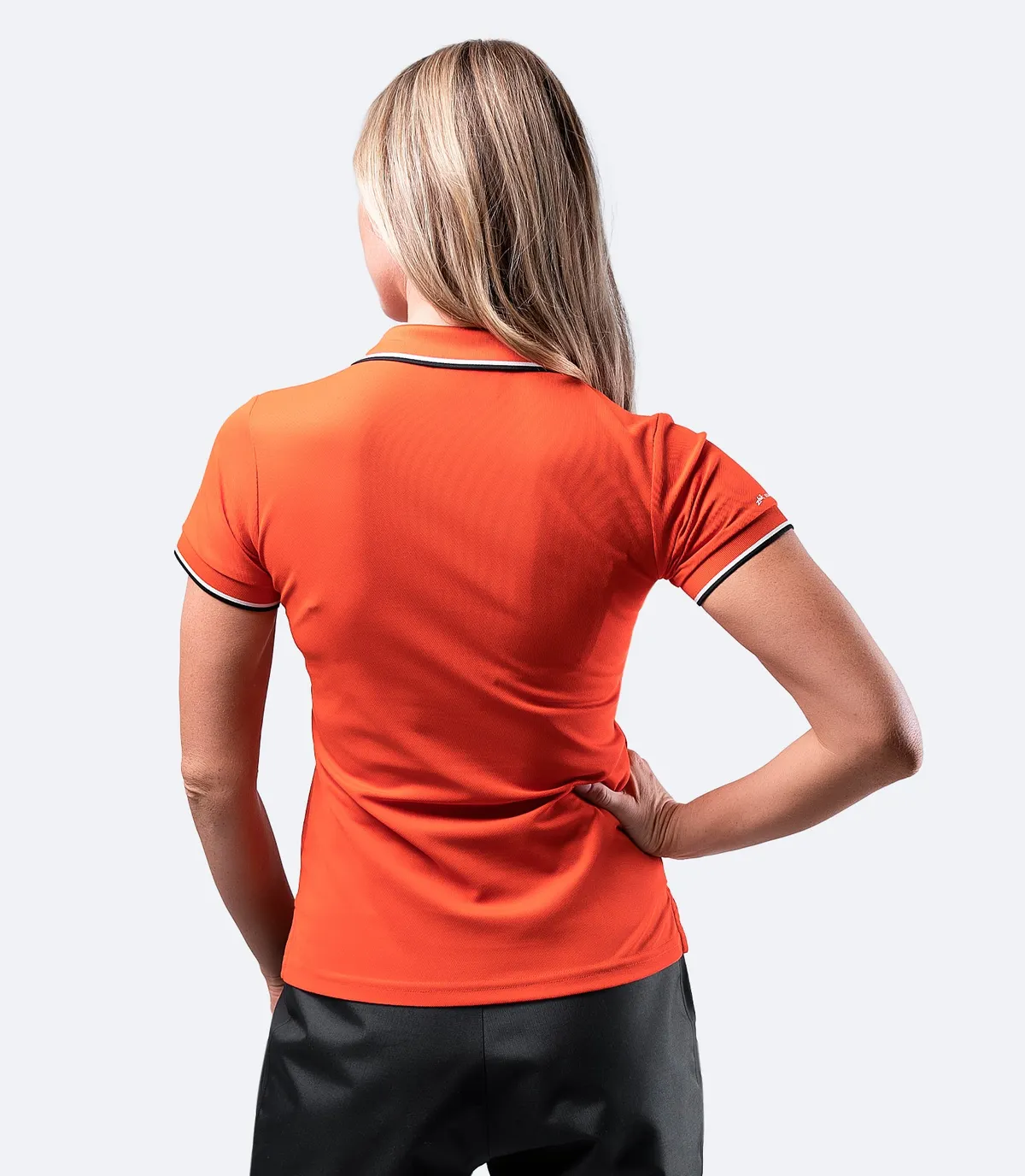 Womens Elite Polo - Ocean Red, image 3