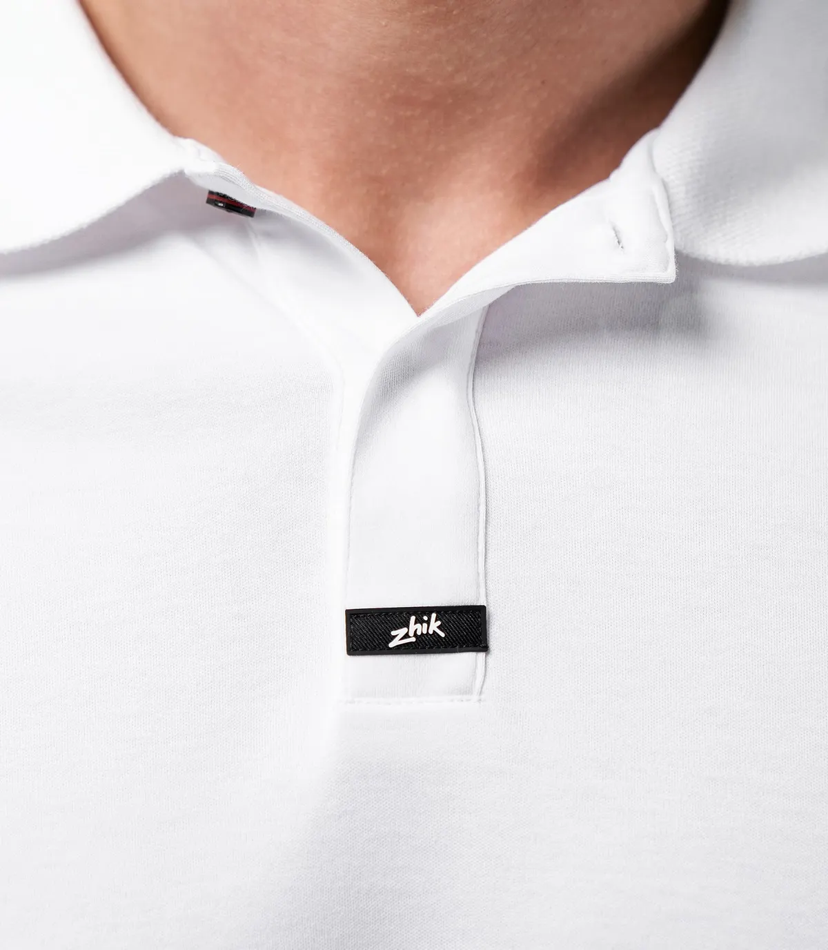 Mens Pima Cotton Polo - White, image 4