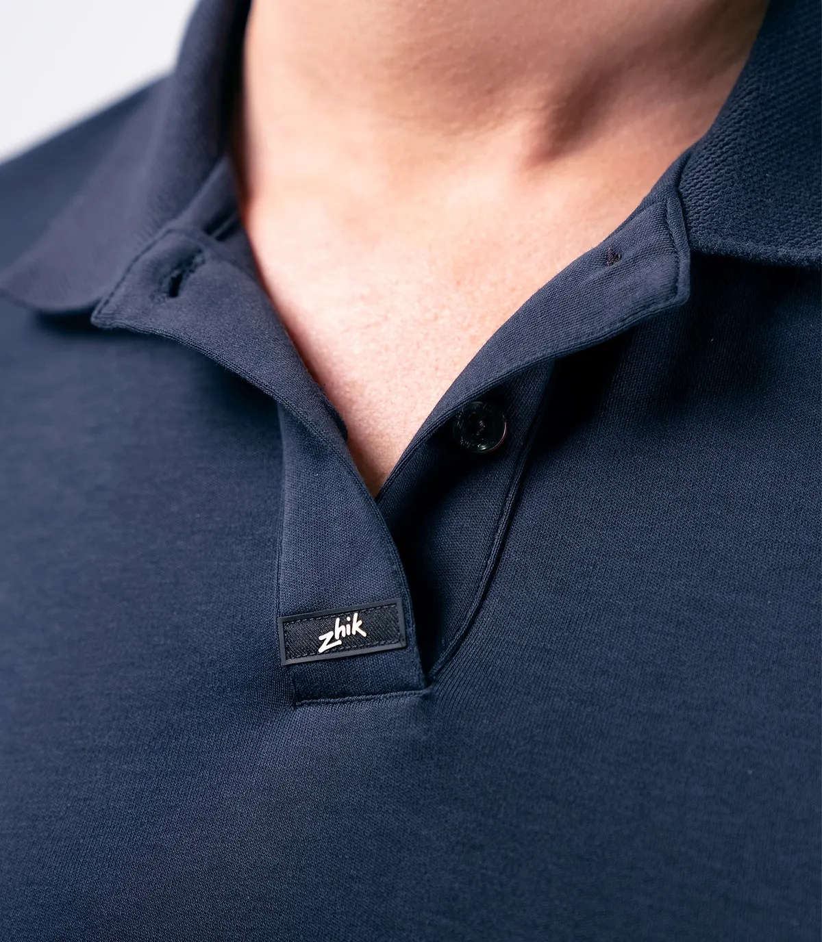 Womens Pima Cotton Polo - Navy, image 3