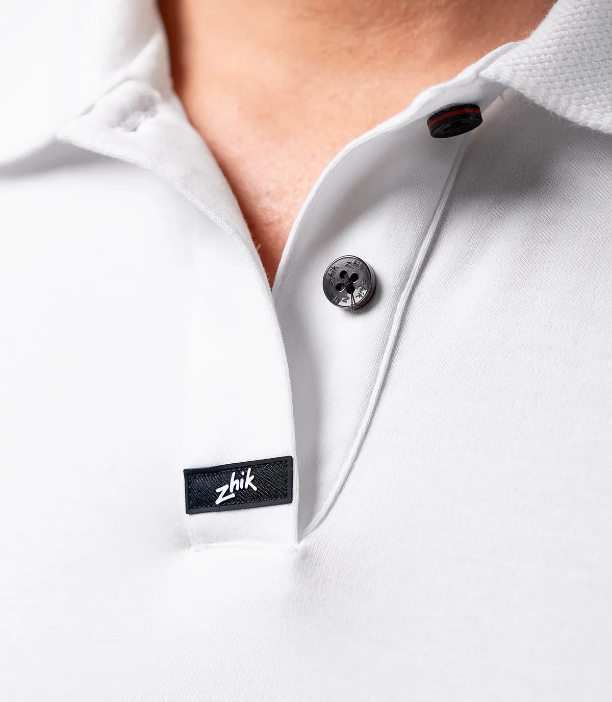Womens Pima Cotton Polo - White, image 4