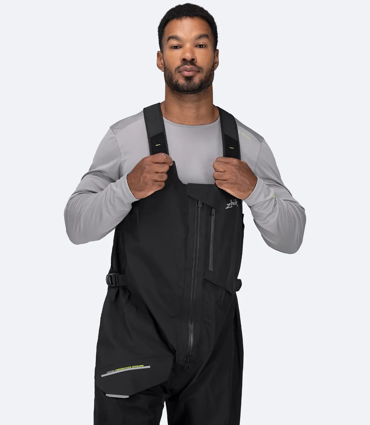 Mens OFS700 Salopette - Black, image 3