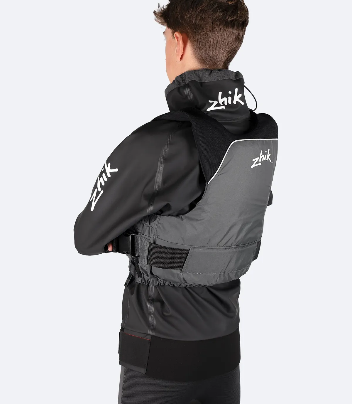 Youth Aqua Smock - Black, image 3