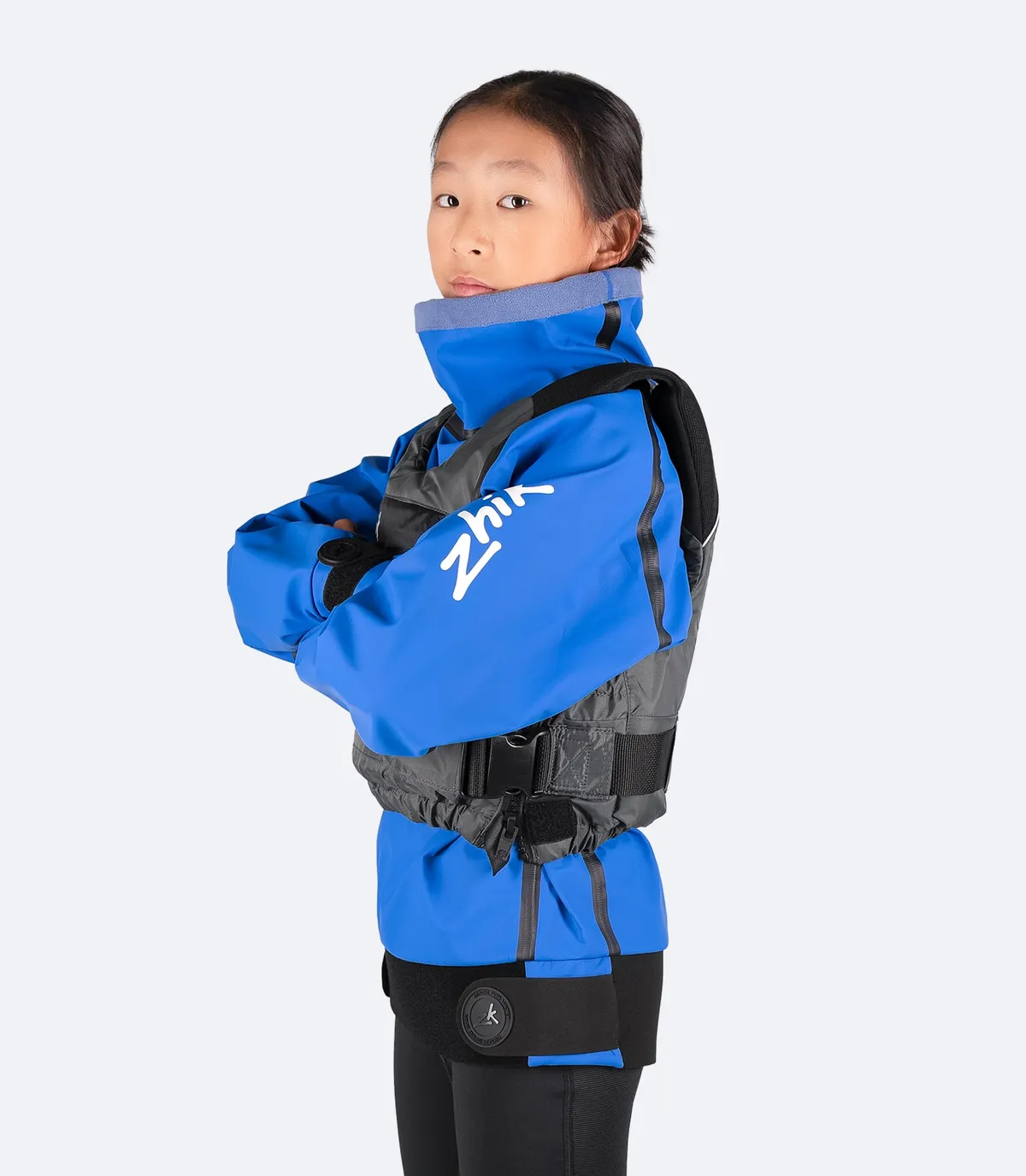 Youth Aqua Smock - Blue, image 4
