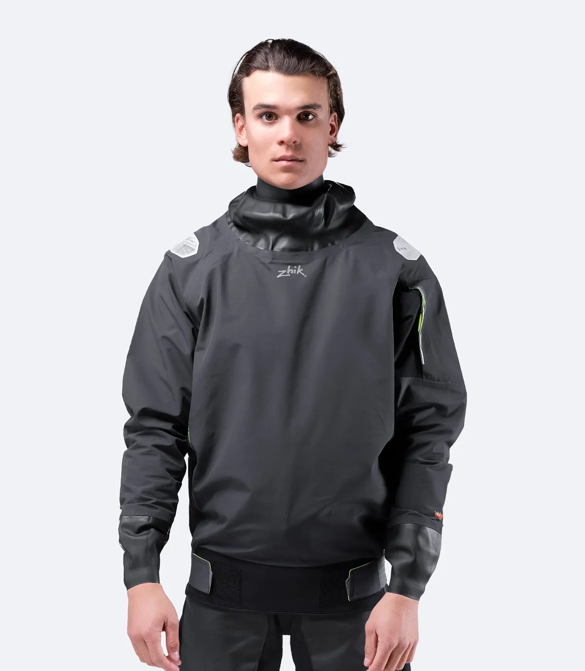 Black OFS800 Latex Smock, image 3