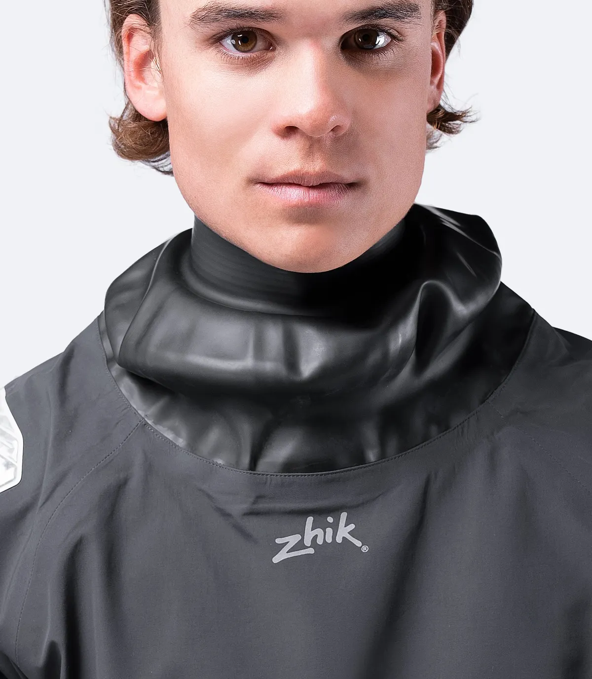Black OFS800 Latex Smock, image 6