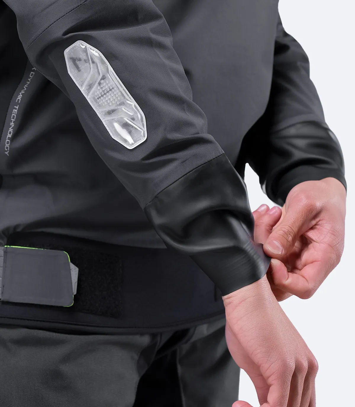 Black OFS800 Latex Smock, image 4