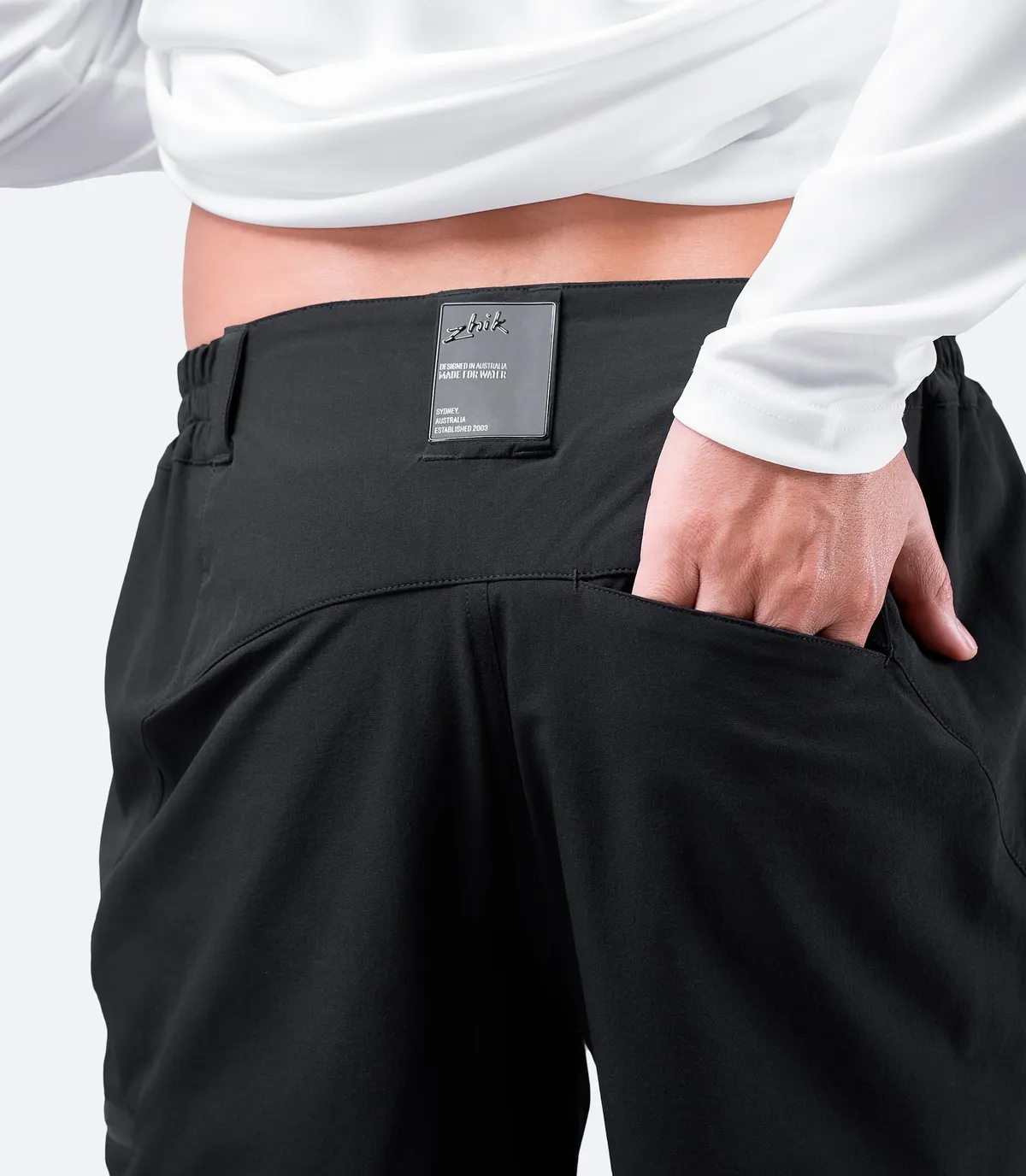 Mens Black Deck Shorts, image 3