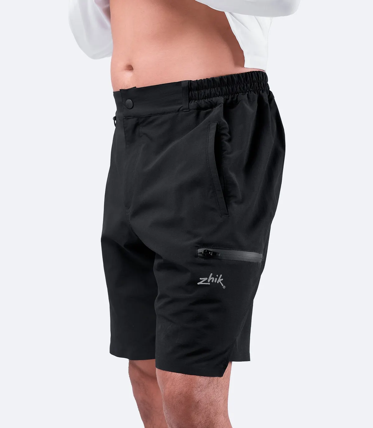 Mens Black Deck Shorts, image 4