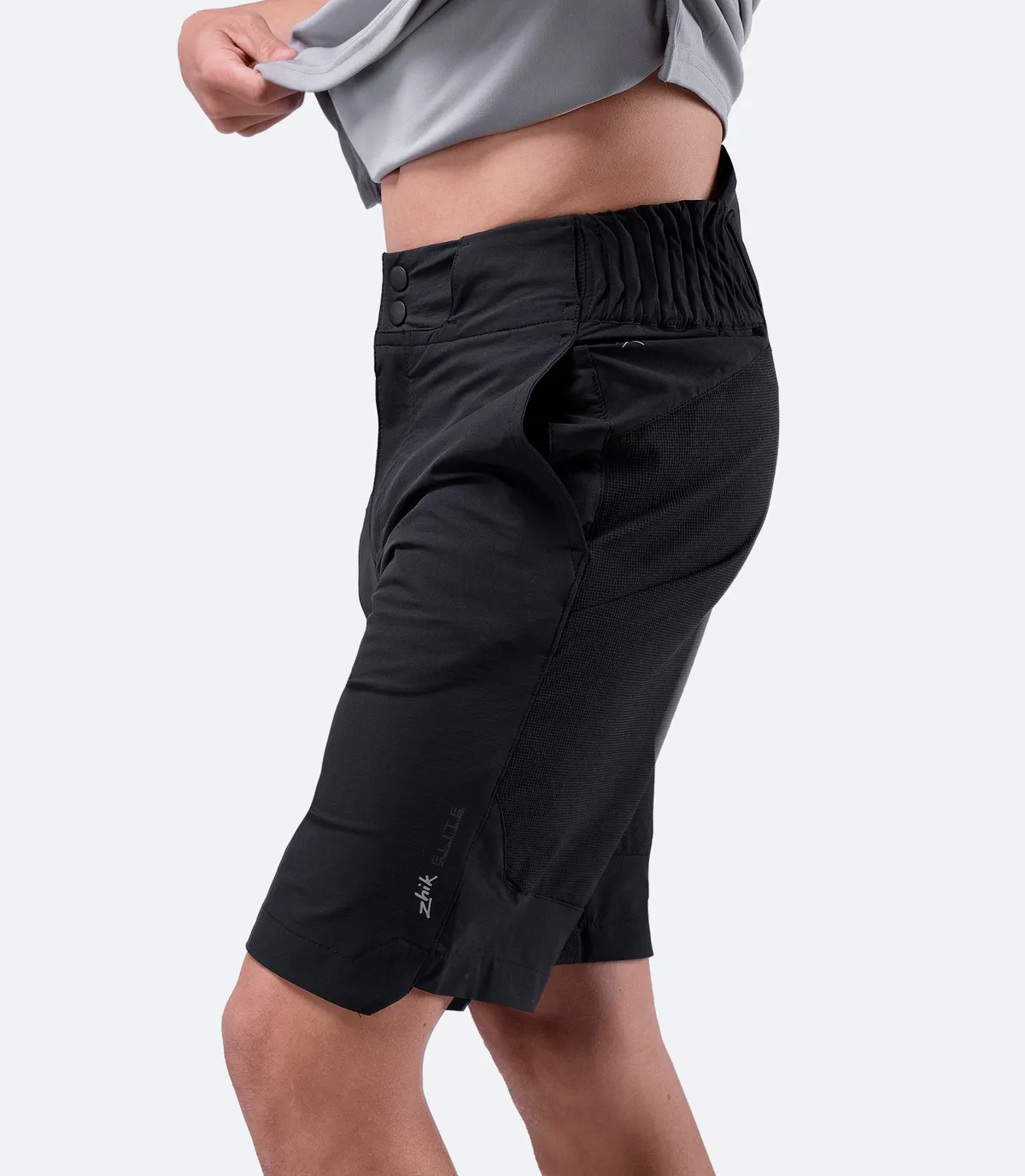 Mens Black Elite Shorts, image 3