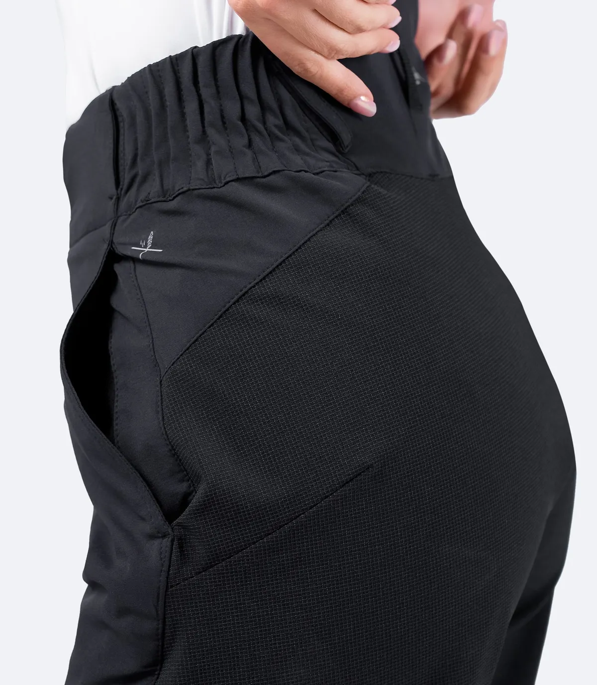 Womens Black Elite Shorts, image 6