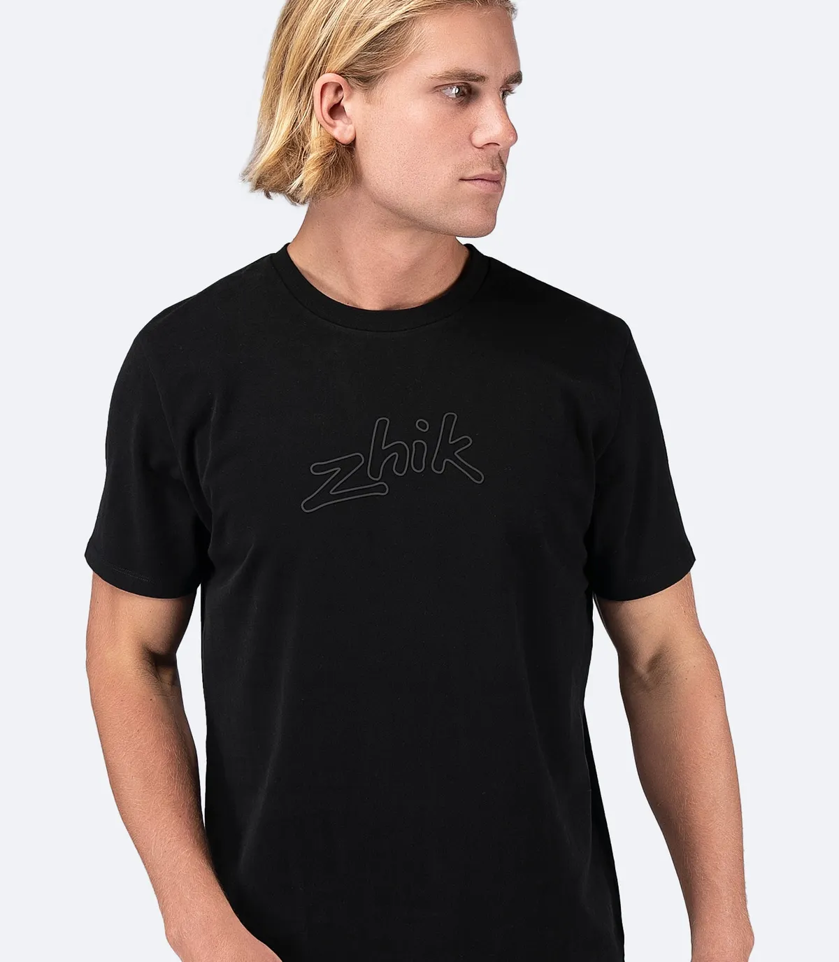 Mens Zhik 3D Logo Tee - Black, image 4