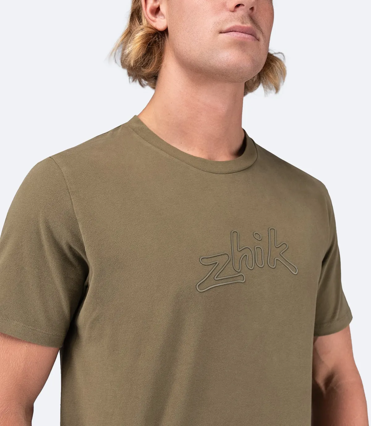 Mens Zhik 3D Logo Tee - Sea Kelp, image 3