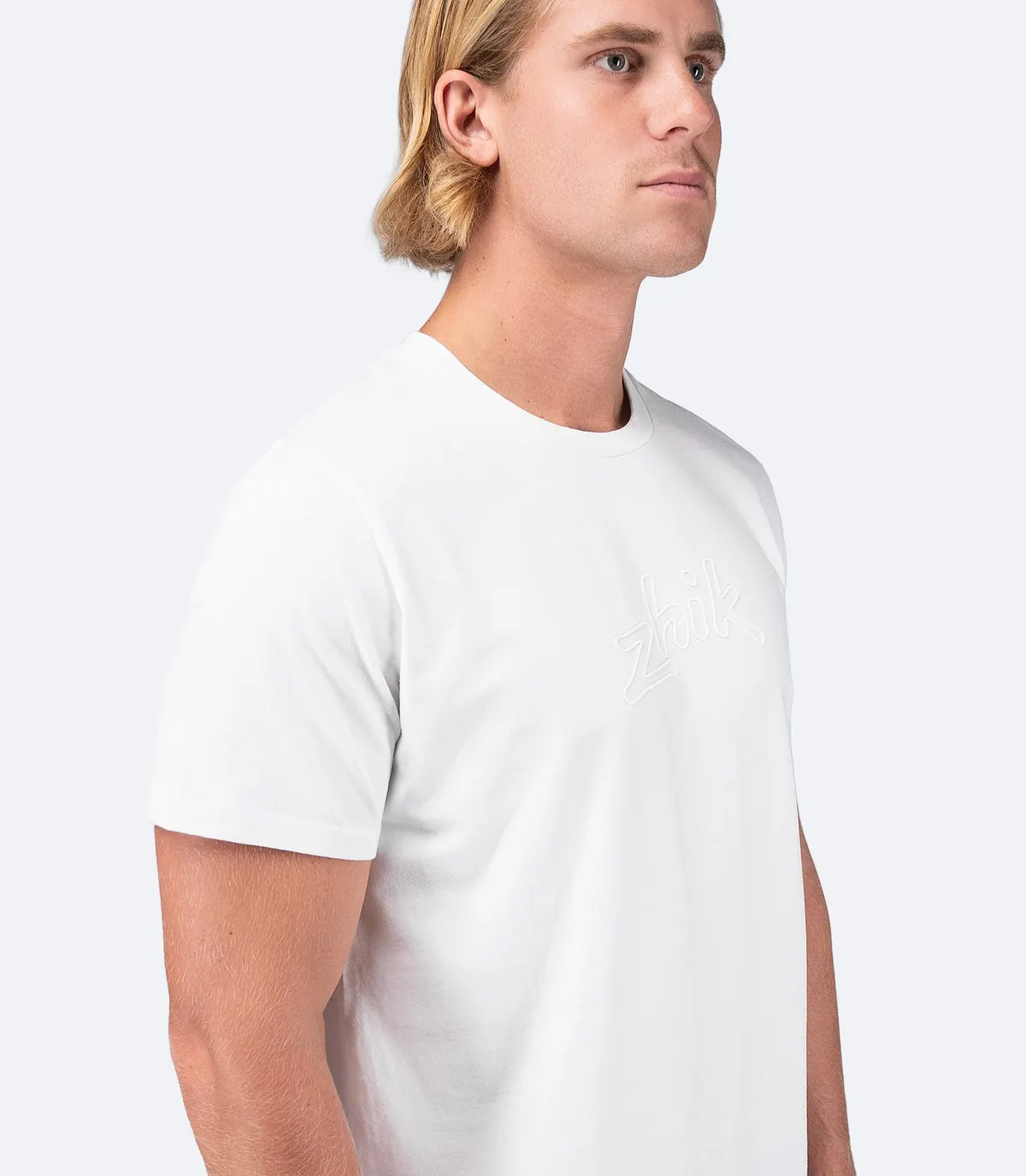 Mens Zhik 3D Logo Tee - White, image 4